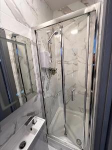 Koupelna v ubytování The Wolfs Tavern