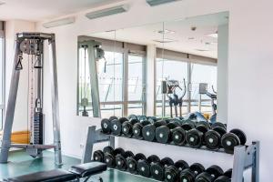 Γυμναστήριο ή/και όργανα γυμναστικής στο Courtyard by Marriott Pilsen