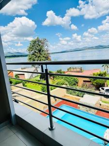 Balkoni atau teres di The Holiday House Harties