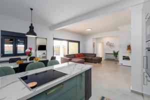 Χώρος καθιστικού στο Villa Amelia