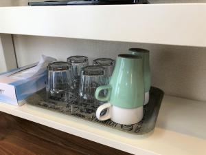 Kaffi- og teaðstaða á 所沢駅徒歩10分の閑静なワンルーム ベルーナドーム 東京 川越観光拠点に コンビニ徒歩3分