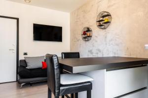 TV a/nebo společenská místnost v ubytování Casa di Pi