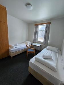 Krevet ili kreveti u jedinici u okviru objekta Skogar Hostel
