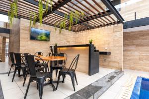Bazén v ubytování Hotel 28 Cancun nebo v jeho okolí