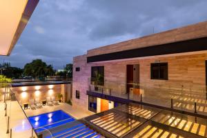Bazén v ubytování Hotel 28 Cancun nebo v jeho okolí