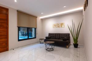 Posezení v ubytování Hotel 28 Cancun