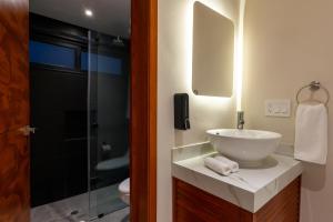 Koupelna v ubytování Hotel 28 Cancun