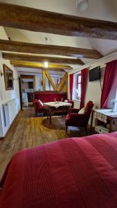 Posezení v ubytování Historisches Apartment in Mühlhausen Thuringia