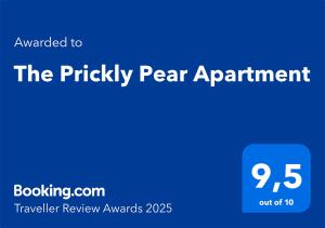 The Prickly Pear Apartment tanúsítványa, márkajelzése vagy díja