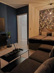 Χώρος καθιστικού στο City Apartment Leonidas