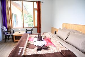 Posezení v ubytování Rest N Ramble - Manali