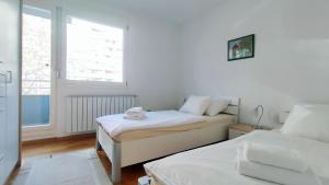 Posteľ alebo postele v izbe v ubytovaní Kruge Luxury