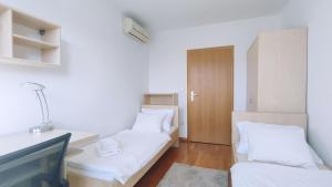 Posteľ alebo postele v izbe v ubytovaní Kruge Luxury