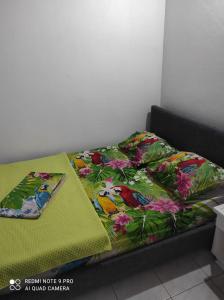 Postel nebo postele na pokoji v ubytování Espace Nature 97115