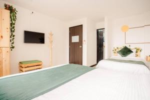 Letto o letti in una camera di Hotel Natural Sevgi