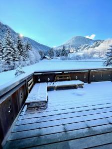 Chalet Les Oursons trong mùa đông