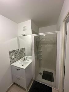 Koupelna v ubytování Chambre chez particulier à 5 min du CHU de Rouen