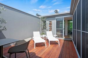 Balkón nebo terasa v ubytování Byron Bay Accom Beach House Vue 4 Byron Bay