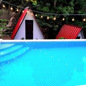 Bazén v ubytování Glamping at Le' Antonia's Farm nebo v jeho okolí + 11 fotografií