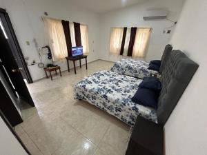 Postel nebo postele na pokoji v ubytování Casa en renta en Paraíso Tabasco