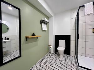 Koupelna v ubytování Hotel Sanvilla
