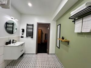 Koupelna v ubytování Hotel Sanvilla