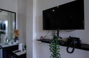 TV a/nebo společenská místnost v ubytování The Palms Resort & Bar