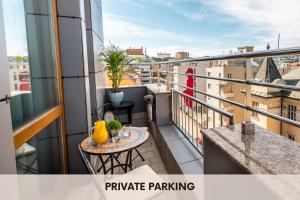 Balkón nebo terasa v ubytování Danubia Gate Hotel