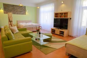 TV a/nebo společenská místnost v ubytování Apartmány na Šumavě
