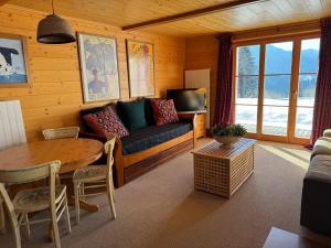 Posezení v ubytování Luxury apartment in Les Diablerets