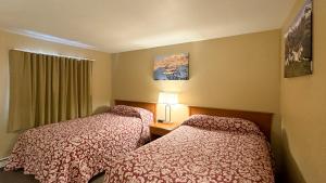 Postel nebo postele na pokoji v ubytování Young's Motel