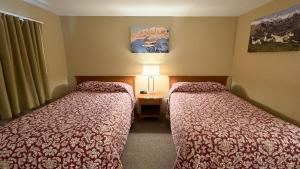 Postel nebo postele na pokoji v ubytování Young's Motel