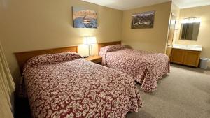 Postel nebo postele na pokoji v ubytování Young's Motel