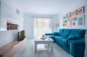 Posedenie v ubytovaní Luminoso y fresco apartamento en 2ª línea de playa