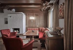 Ruang duduk di Hotel Goldener Greif
