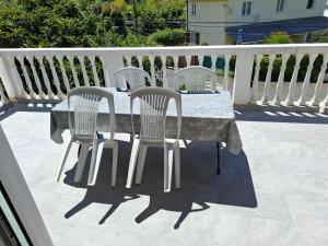 Μπαλκόνι ή βεράντα στο Chambre double