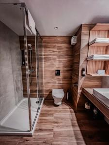 Koupelna v ubytování Hotel Klimczok Resort&Spa