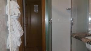 Koupelna v ubytování Albergo "da Tosca"