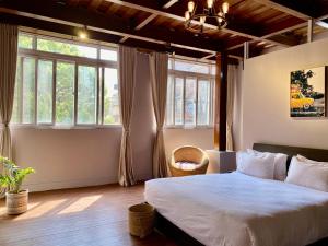Ένα ή περισσότερα κρεβάτια σε δωμάτιο στο Modern Luxury Studio Apartment