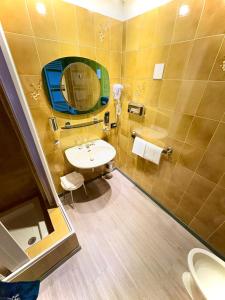 Koupelna v ubytování Hotel Verri