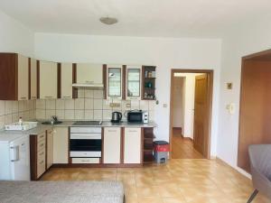 Kuchyň nebo kuchyňský kout v ubytování Apartmán U Slunečnice