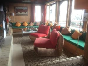 Posezení v ubytování alleinstehendes Ferienhaus