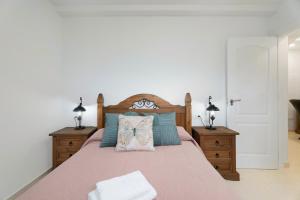 Ένα ή περισσότερα κρεβάτια σε δωμάτιο στο Casa Mela