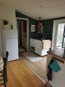 Kuchyň nebo kuchyňský kout v ubytování Blikgårdens summerhouse + 13 fotografií