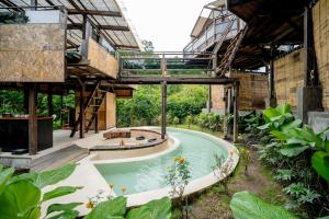Zahrada ubytování Nirata Treehouse