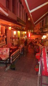 En restaurant eller et andet spisested på Paxx Istanbul Hotel & Hostel