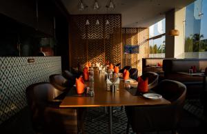 Gokulam Grand Kozhikode的休息区