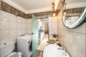 Koupelna v ubytování Casa Katrine