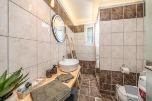 Koupelna v ubytování Casa Katrine