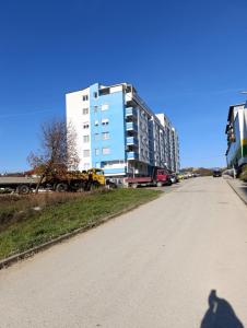 Bygningen som lejligheden ligger i